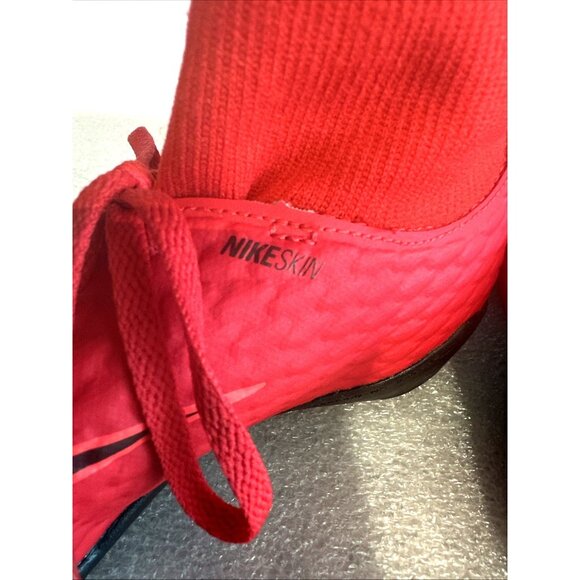 Nike Skin Hypervenom X Youth Turf Soccer Shoes Size 5Y Red / Black Excellent - Picture 8 of 15